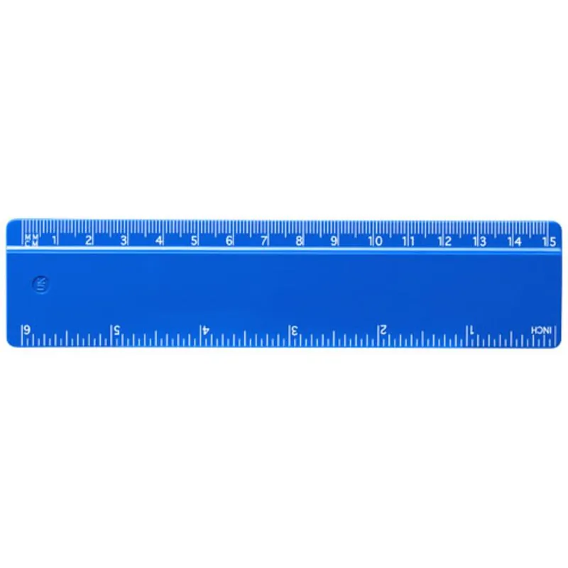 Regla de plástico reciclado de 15 cm Refari